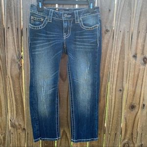 Miss Me Standard Stretch Crop